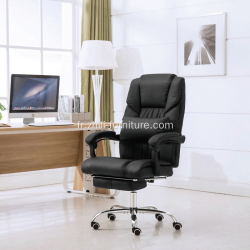 Chaise de bureau de direction en cuir